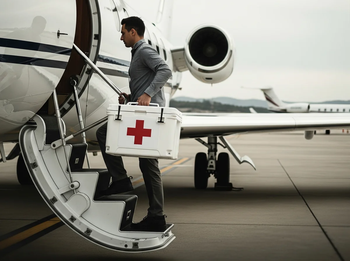 Air ambulance service — compassionate medical transport