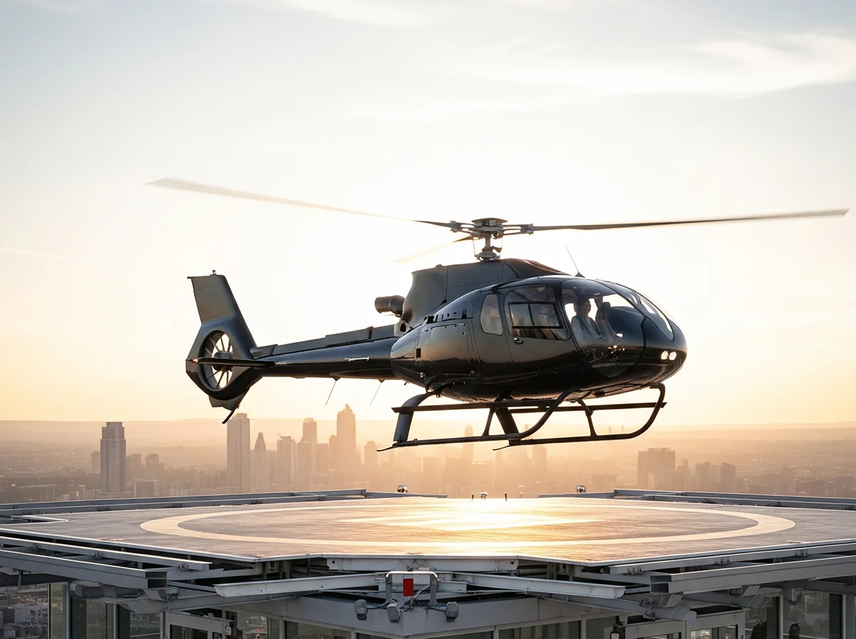 Helicopter charter for remote access