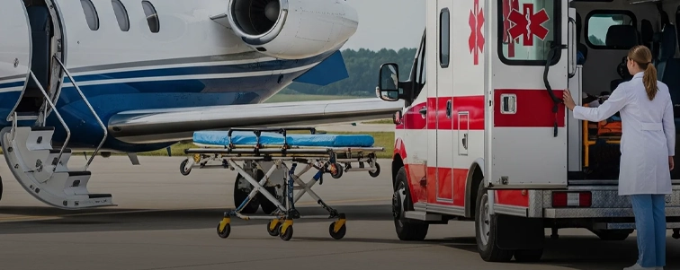Air ambulance charter service